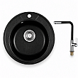 Комплект мивка и смесител 8301 BLACK + 718650 BLACK Inter Ceramic – Inter Ceramic 11.12.77.0107 – миниатюра
